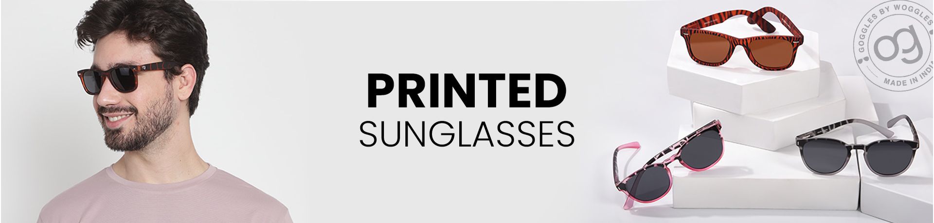 Men's Printed Sunglasses