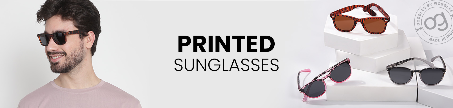 Men's Printed Sunglasses