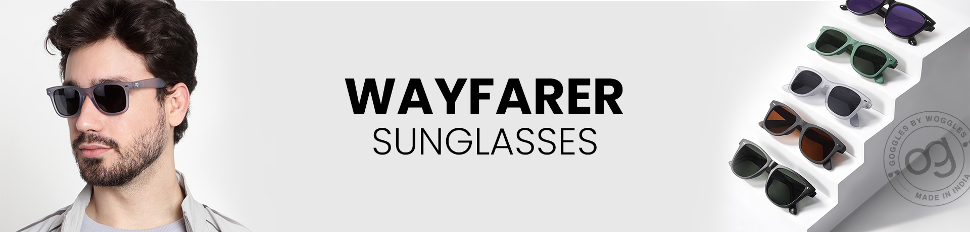 Wayfarer sunglasses for men