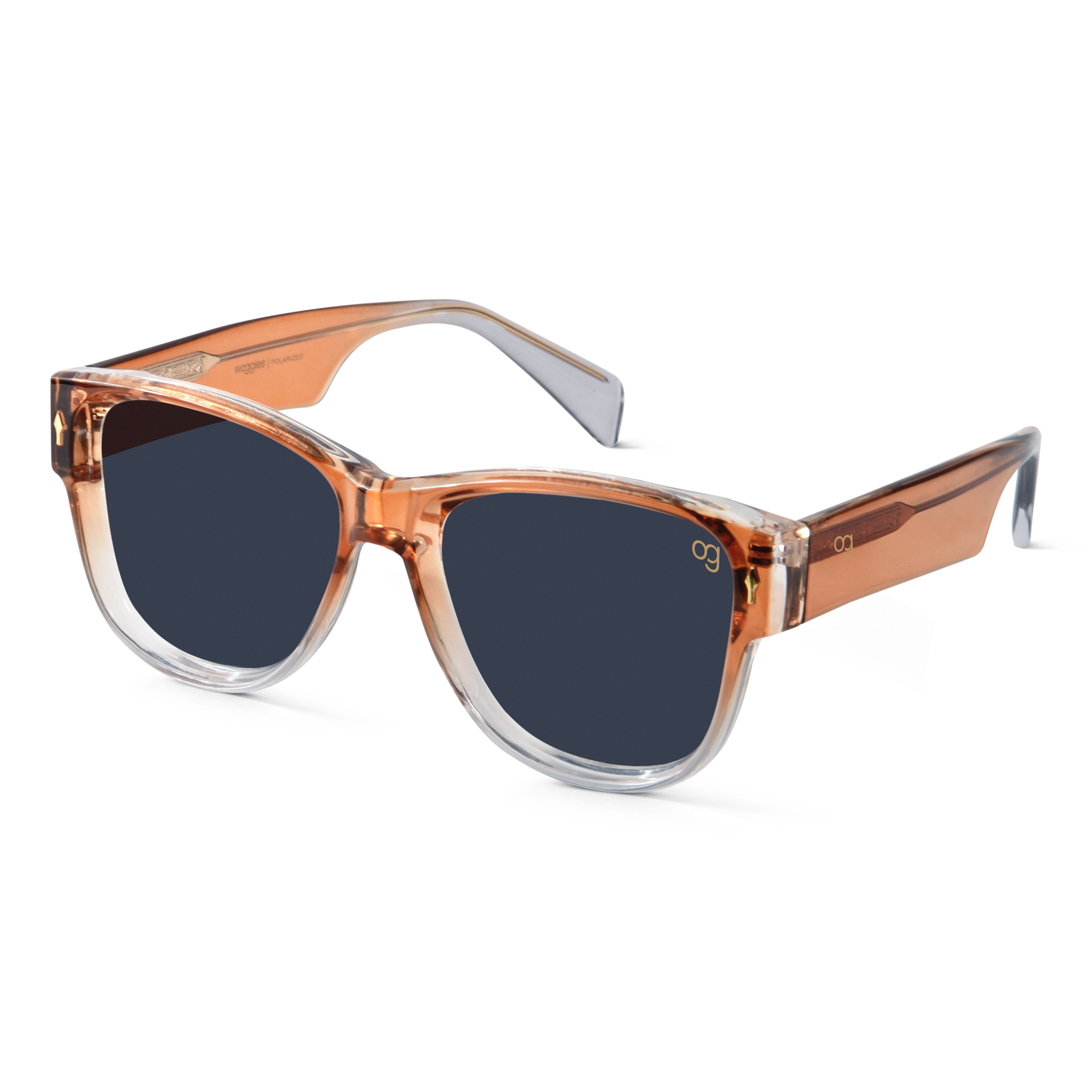 Orange wayfarer sunglasses best sale