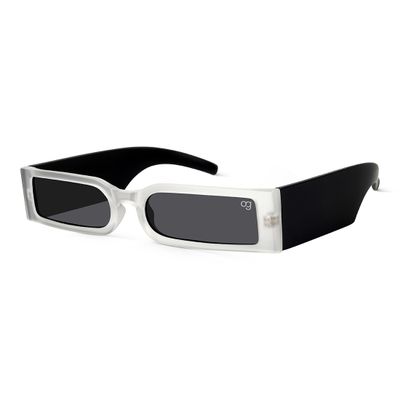 Shop Aurex Translucent Rectangle Sunglasses