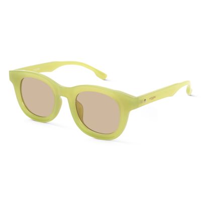 Shop Cannas Neon Yellow Wayfarer Sunglasses