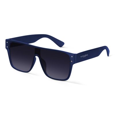 Carnival Blue Oversize Sunglasses Shop Carnival Blue Polarized Oversize Sunglasses