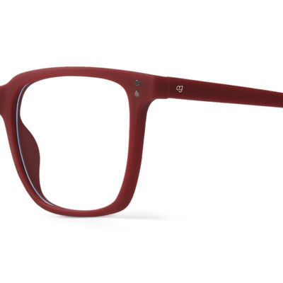 Buy Cerise Radiance Square Blue Screen Glasses