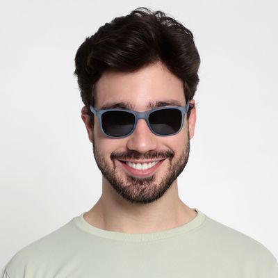 Crystal Clear Polarized Square Sunglasses