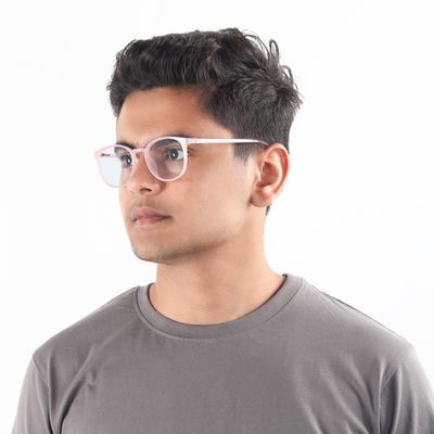 Shop Gleaming Prestige Round Blue Screen Glasses