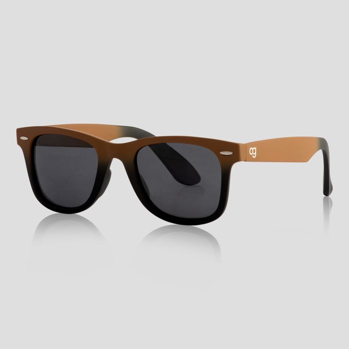 Buy DualTone Brown X Black Polarized Gradient Sunglasses men Woggles