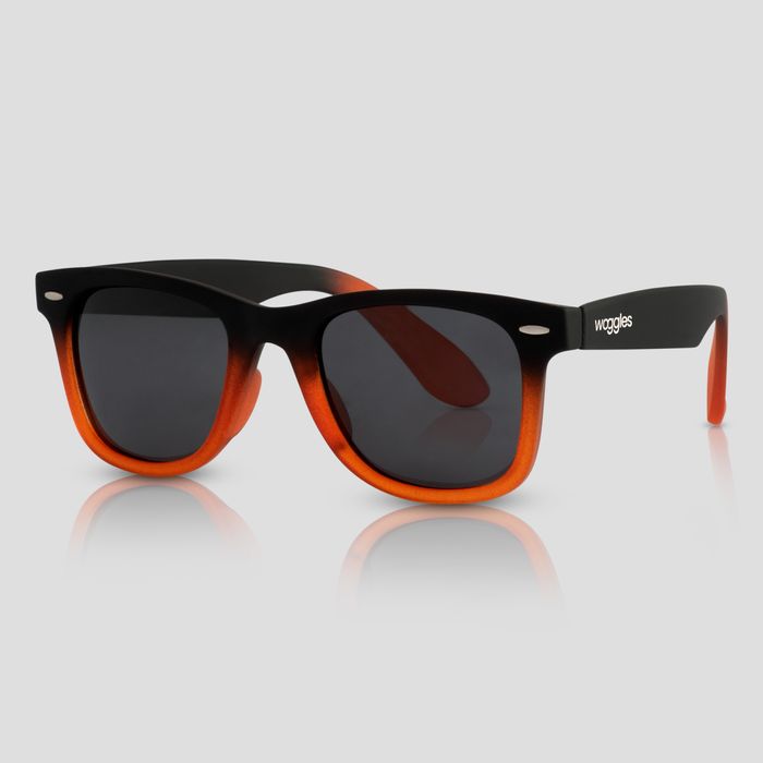 Buy DualTone Red X Black Polarized Gradient Sunglasses Woggles