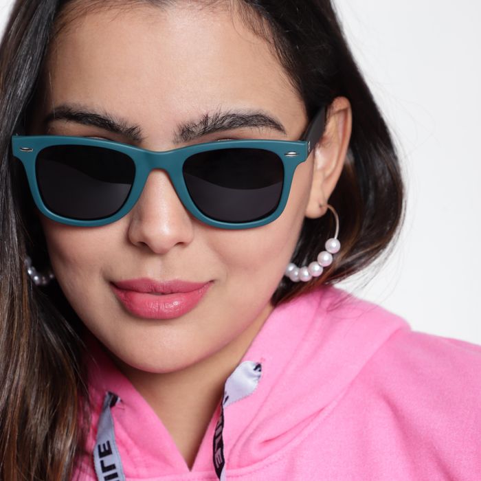 Buy DualTone Turquoise X Black Polarized Gradient Sunglasses Woggles