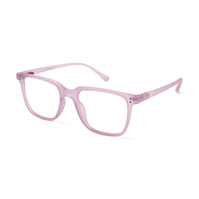 Shop Lotus Quartz Square Blue Screen Glasses
