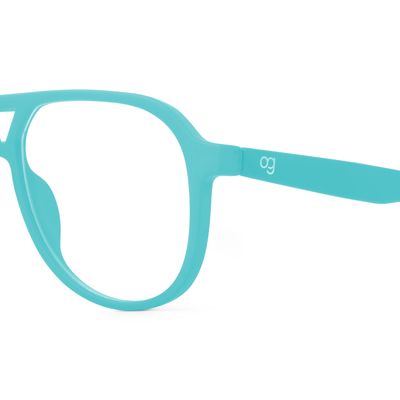 Buy Luxorin Turquoise Aviator Blue Screen Sunglasses Online