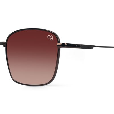 Molten Copper Rectangle Sunglasses Buy Molten Copper Rectangle Sunglasses