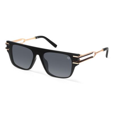 Shop Monolith Black Polarized Rectangle Sunglasses