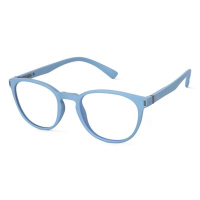 Shop Noctra Light Blue Round Blue Screen Sunglasses
