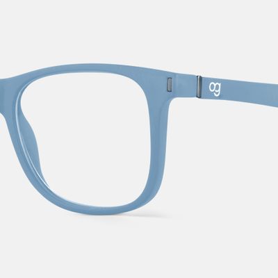 Buy Noir Blue Square Blue Screen Glasses