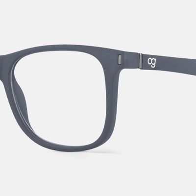 Buy Noir Grey Square Blue Screen Glasses