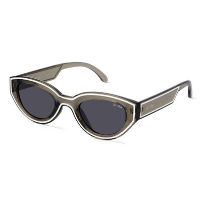 Shop Red Pappy Chronon Olive Rectangle Sunglasses