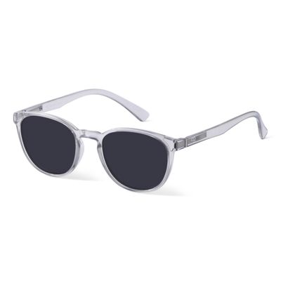 grey round sunglasses, 