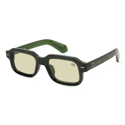 Sundown Green Square Sunglasses Shop Sundown Green Square Sunglasses