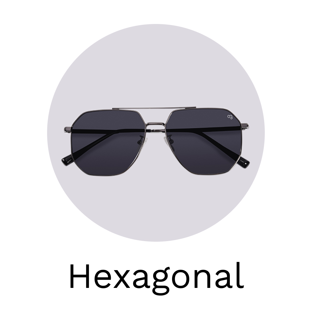 hexagonal sunglasses