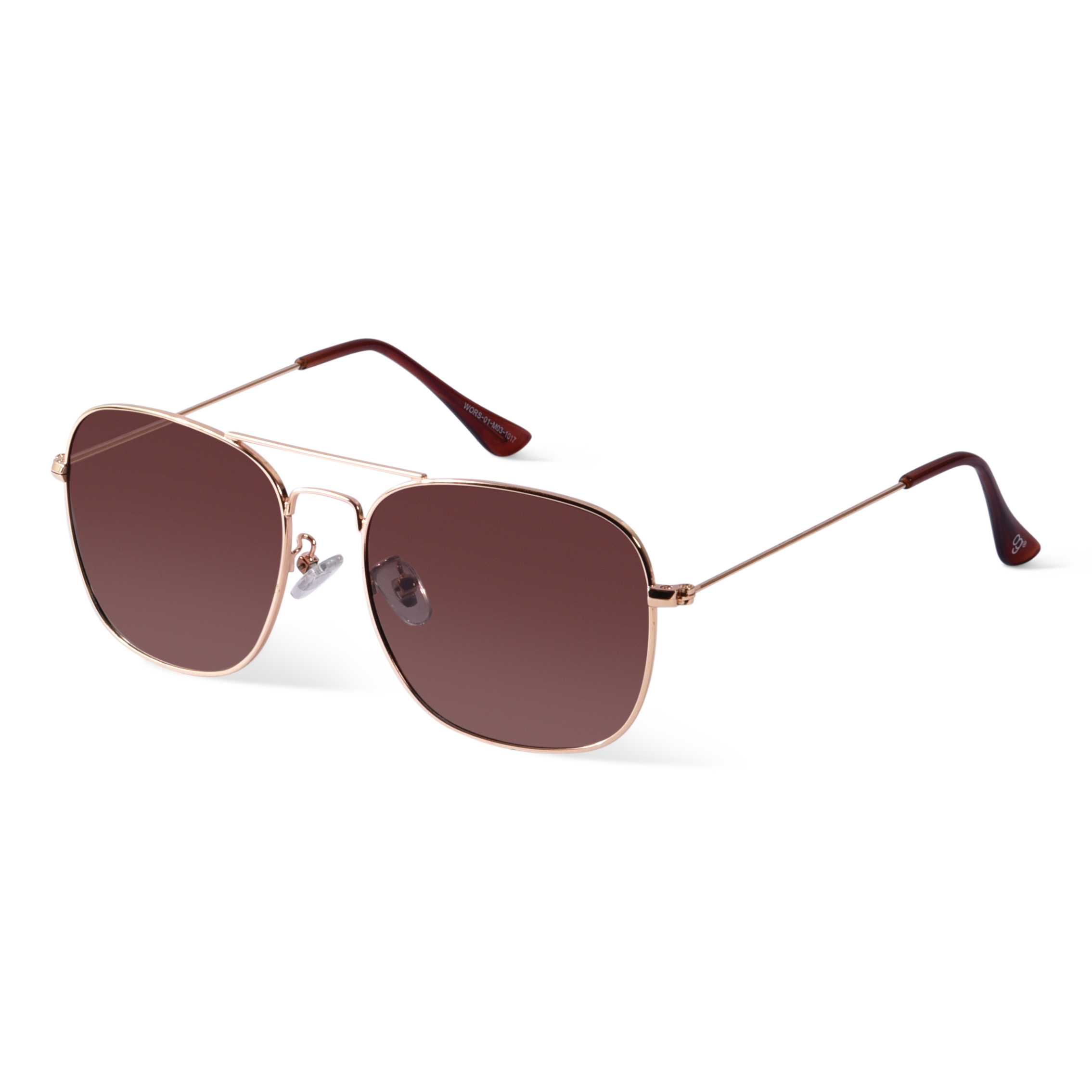 Buy Gold Rush Polarized Rounded Square Sunglasses Woggles