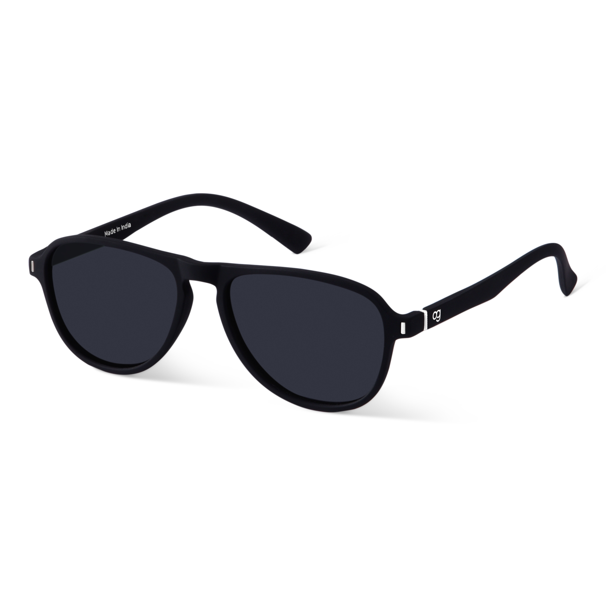 Jet black outlet aviator sunglasses