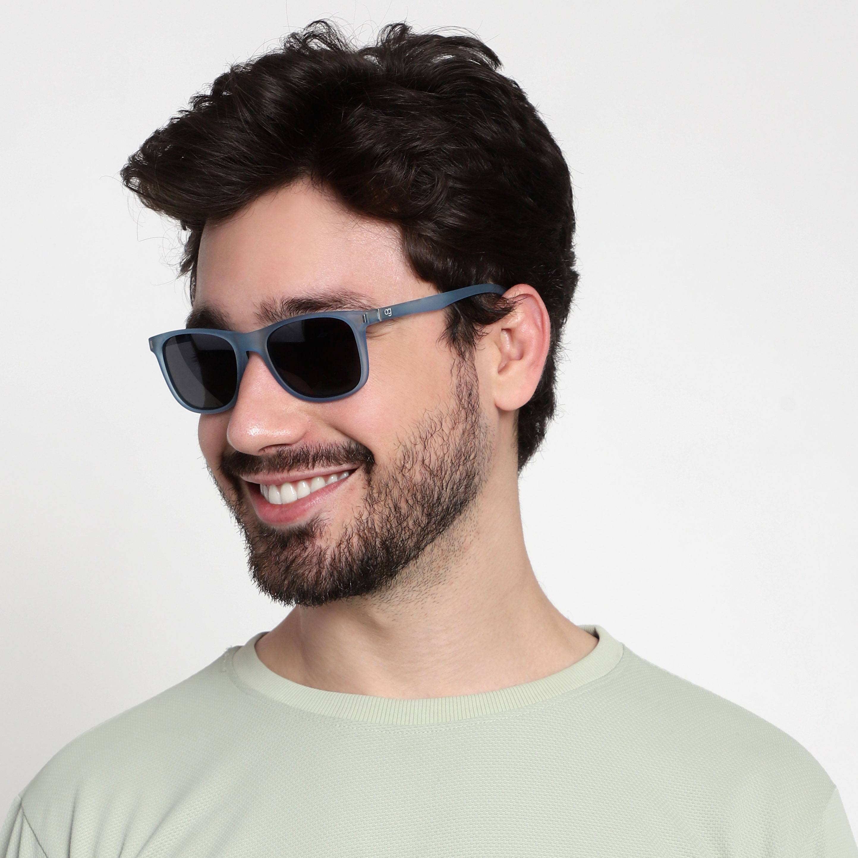 Square shaped sunglasses for men
