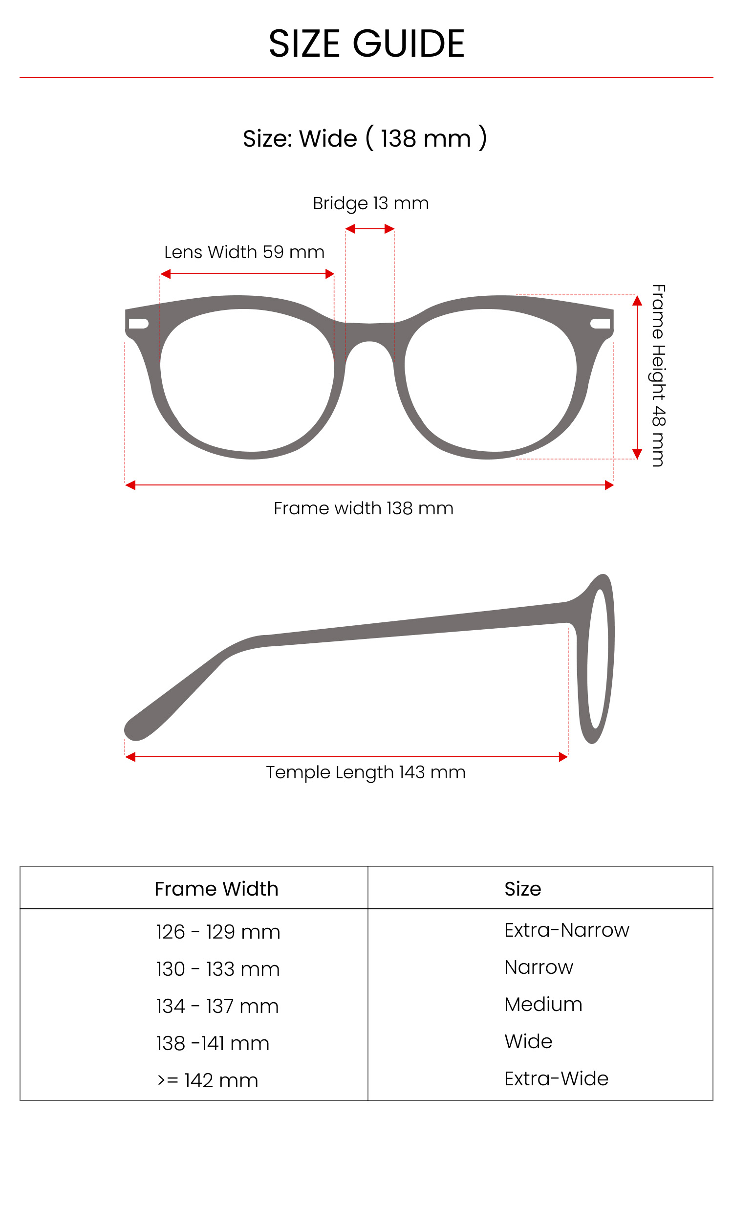 Rayban Sunglasses Wayfarer Size Guide Ray Ban Wayfarer Width Buy