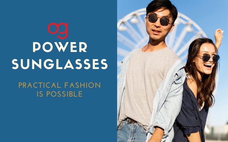 Power sunglasses for men